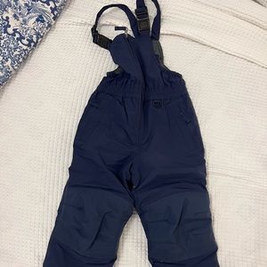 Lands End Kids Iron Knee Winter Snow Bibs SZ 6